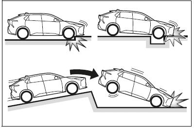 The SRS airbags deploy in an underside impact when
