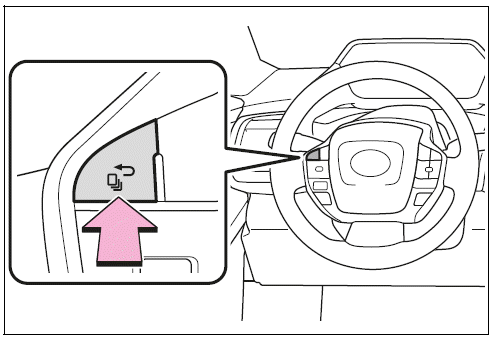 Switching the meter display