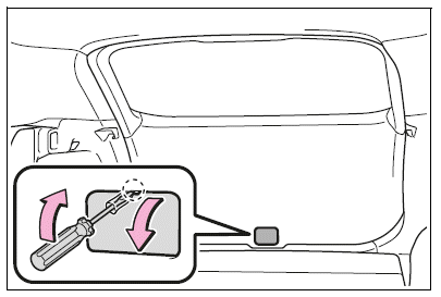 If the back door opener is inoperative