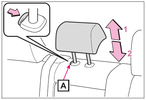 Rear center seat