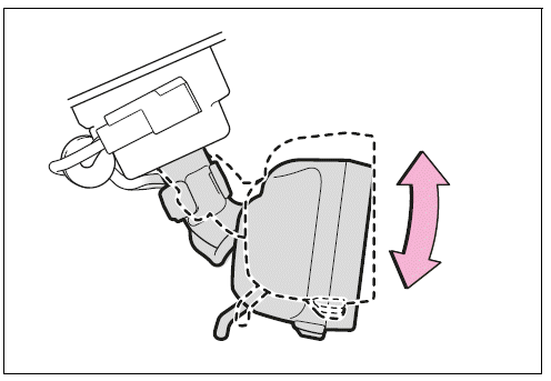 Adjusting the mirror height
