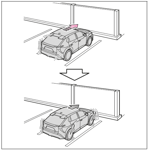When traveling at a low speed and the brake pedal is not depressed, or is depressed late