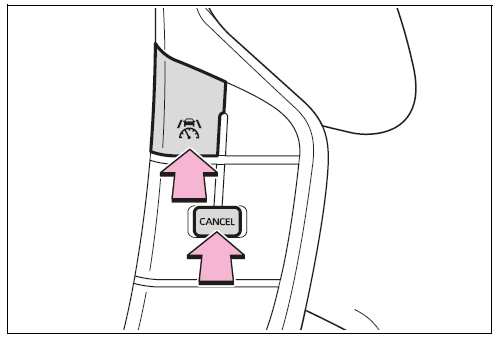 Canceling/resuming control