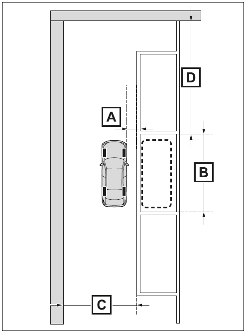 If there are parking space lines