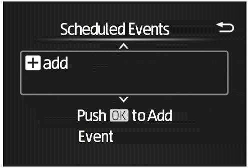 Registering the charging schedule