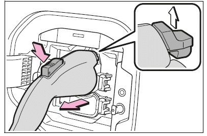 When removing the charging connector