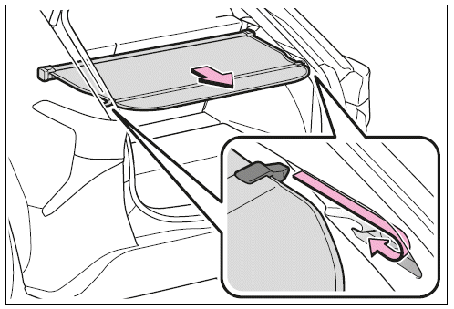 Installing the luggage cover