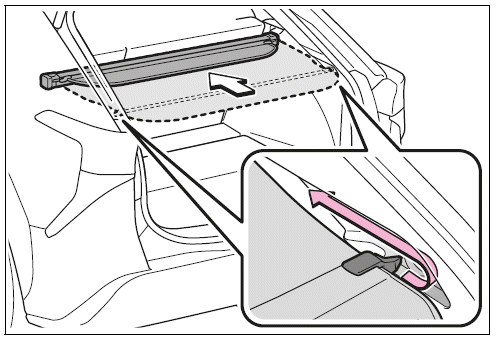 Removing the luggage cover