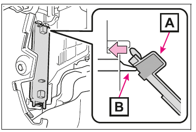 When installing the filter cover
