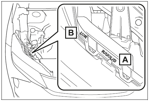 Vertical movement adjusting bolts